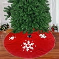 thumbnail image 1 of Christmas Knitted Tree Skirt Knitted Christmas Ambiance Apron Christmas Tree Decorations Accessories, 1 of 7