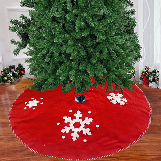 Christmas Knitted Tree Skirt Knitted Christmas Ambiance Apron Christmas Tree Decorations Accessories