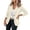 Beige, variant on Womens Blazers for Work Casual Open Front Button Down Long Sleeve Suit Jackets Slim Elegant Fashion Fall Jackets