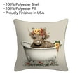 thumbnail image 6 of (2 pack) Mainstays 16" x 16" Highland Cow Decorative Outdoor Throw Pillow, Multicolor, 6 of 9