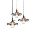 thumbnail image 2 of KPIBEST 3 Light Industrial Pendant Lights, Vintage Hanging Light Over Table E26 Base Adjustable Height, 2 of 9
