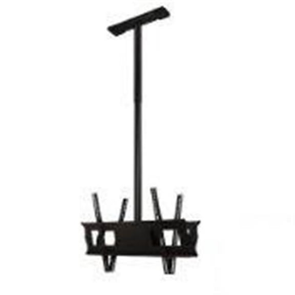 Complete Ceiling Installation Kit With 3 Ft. to 5 Ft.Drop Adjustment For 3 In. Flat Panel Screens - Black