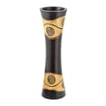 thumbnail image 5 of AeraVida Carved Swirls Brown and Beige Mango Tree Wood Concave Table Vase, 5 of 5