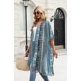 thumbnail image 5 of WIHOLL Women's Cover Up Floral Print Kimono Cardigan Loose Casual Blouse Summer Swimsuit Beach, 5 of 10