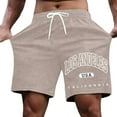 thumbnail image 1 of Men's Casual Shorts For Everyday Relaxation And Street Style With Letter Print Wardrobe, 1 of 1