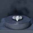 thumbnail image 6 of Rosec Jewels Lab Grown Diamond Marquise Engagement Ring 1 Ct - Filigree Ring - EF-VS Grade, 925 Sterling Silver, US 4.00, 6 of 8
