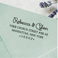 thumbnail image 1 of Custom Family Self Inking Address Stamp Personalized Wedding Invite Rubber Stamp, 1 of 1