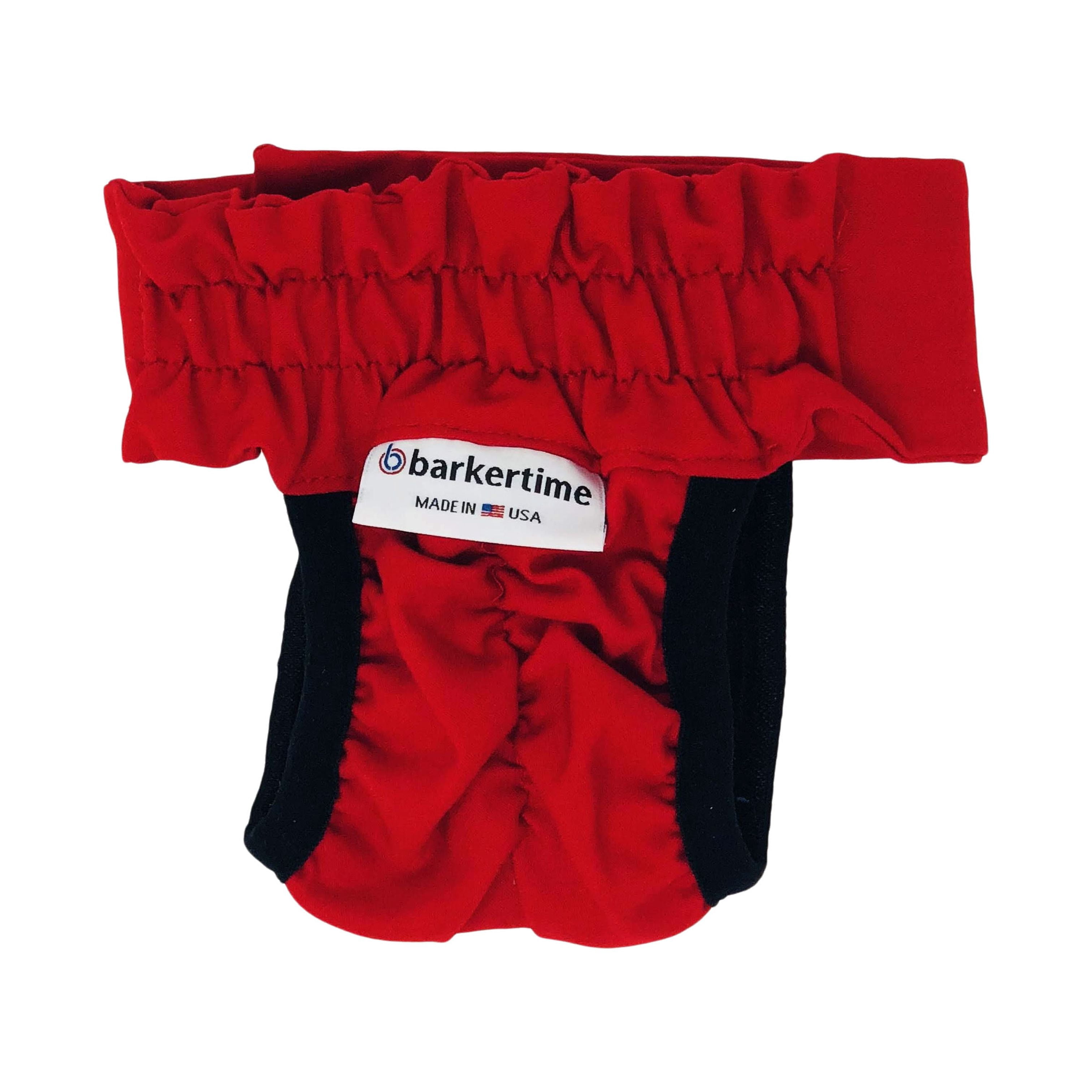 Barkertime Cherry Red Dog Diaper Pull-up