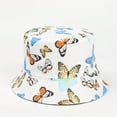 thumbnail image 4 of JNGSA Unisex Bucket Hat Travel Beach Outdoor Fisherman Cap Sun Protection,Summer Sun Hat for Women Men Butterfly Print Outdoor Sun-hat Fisherman Bucket Cap, 4 of 5