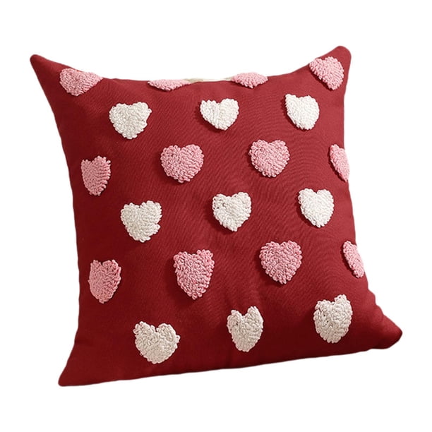 Funda de almohada bordada, funda de cojín, cómoda, versátil, decorativa, moderna Estilo D