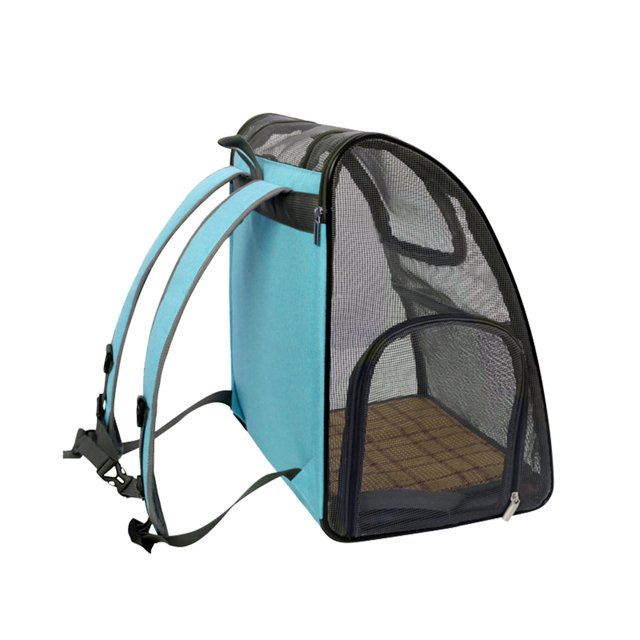 Fiudx Mochila de Viaje para Mascotas, Diseño de Malla Transpirable, Cómoda Mochila para Perros y Gatos Pequeños, Correa de Sujeción Segura, Ideal para Senderismo y Viajes, Aprobada Por Aerolíneas, Ta