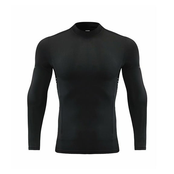Men's UPF 50 Long Sleeve Compression Shirts, Water Sports Rash Guard Base Layer, Athletic Workout Shirt