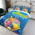 thumbnail image 3 of Bedding Set For The Backyardigans Comforter Set Cute Duvet Cover Sets Super Soft Teens Bedding Set Kids Bedroom Gifts,1 Duvet Cover with 2 Pillowcases Twin 3 Piece, 3 of 6