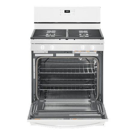 Whirlpool - 5.0 Cu. Ft. Freestanding Gas Range with Self-Cleaning and SpeedHeat Burner - White