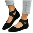 thumbnail image 5 of YLYL Women's Ballet Flats with Ankle Straps Pointed Toe Slip on Comfortable Fashion Casual Walking Shoes, 5 of 8