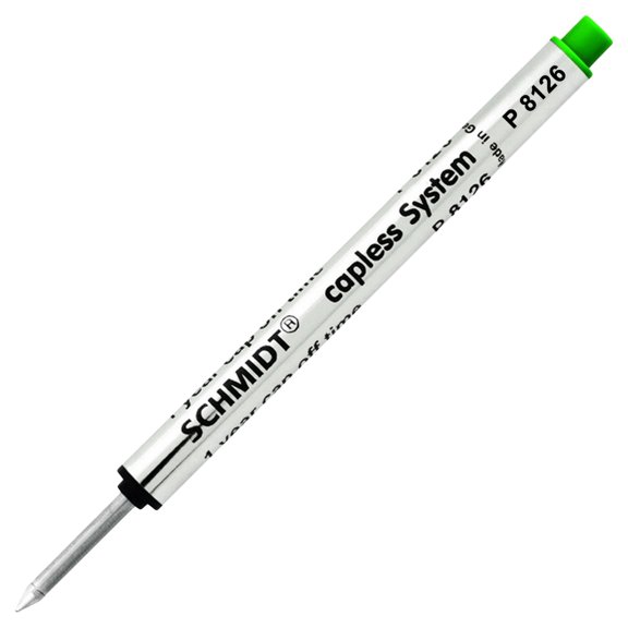 Schmidt P8126 Capless Rollerball - Green Ink, Fine Tip 0.6mm
