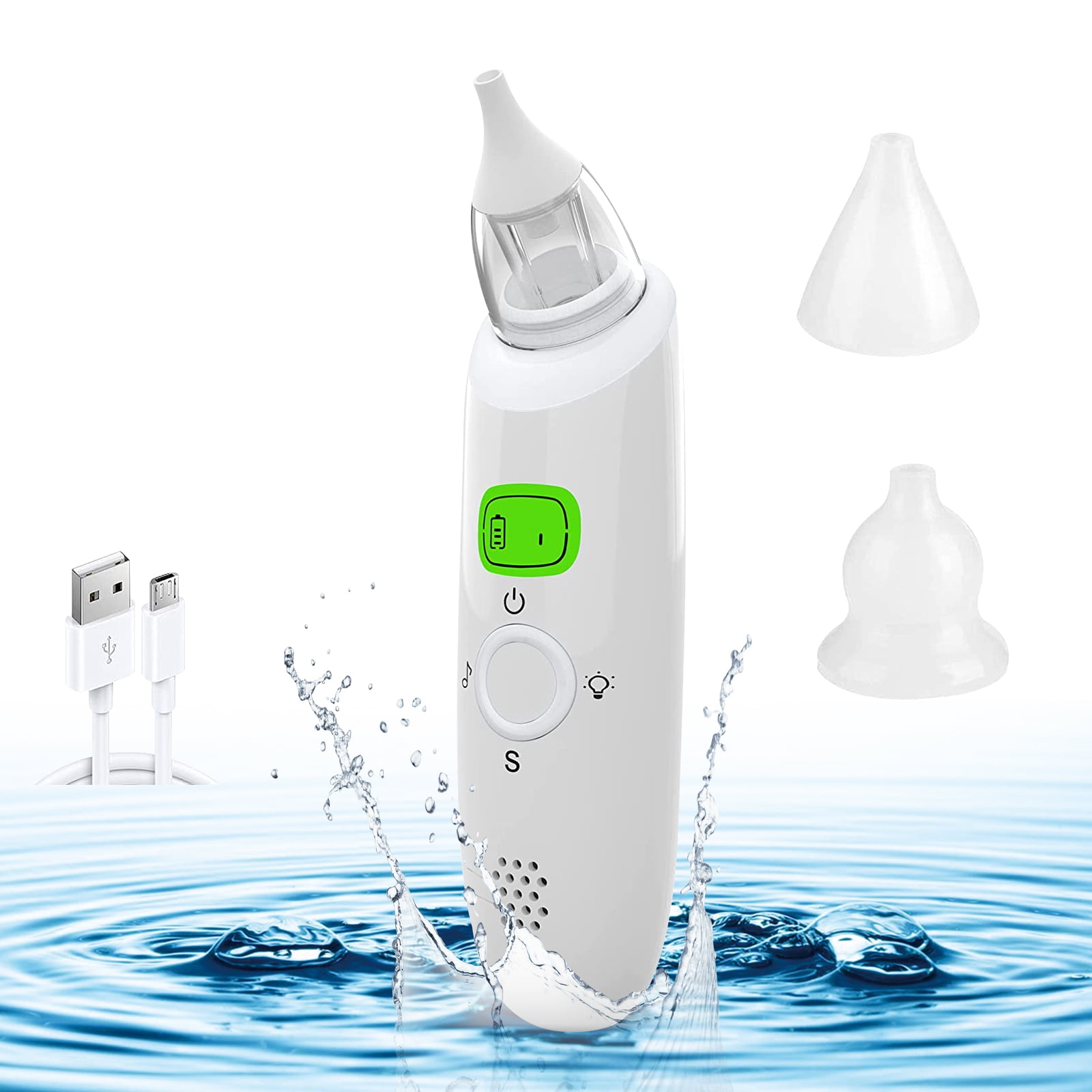 Electric Nasal Aspirator for Baby Nose Sucker Snot Remover Booger