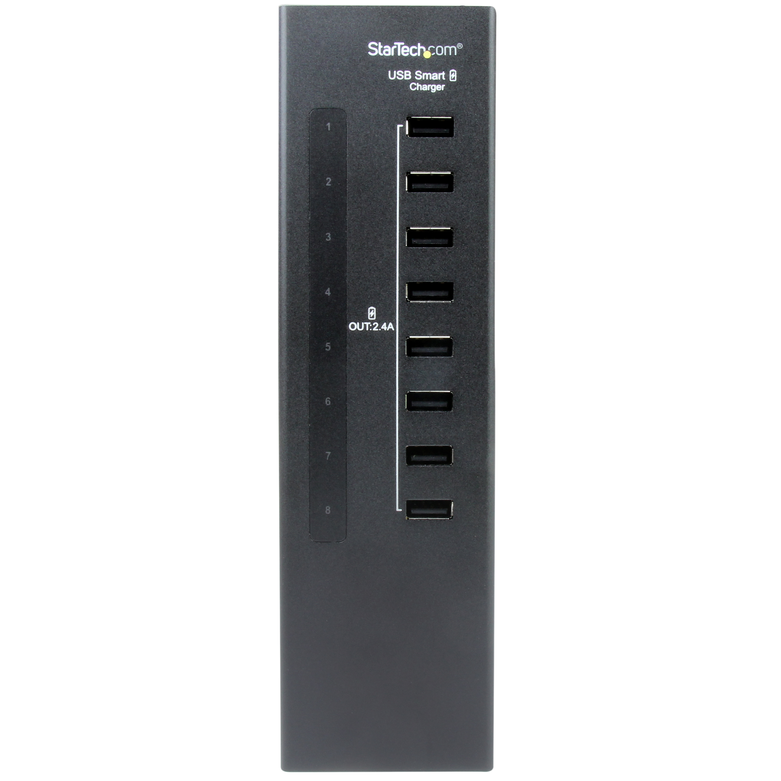 StarTech.com 8-Port Charging Station for USB Devices - 96W/19.2A - Dedicated Desktop Multi-Device USB Charging Station - image 4 of 4