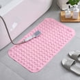 thumbnail image 3 of Rectangle PVC Foot Massage Bathroom Mat Large Rose 35*70cm, 3 of 5