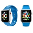 thumbnail image 1 of Silicone Sport Watch Band Compaitble with Apple Watch Bands - S/M & M/L 38MM 40MM 41MM 42MM 44MM, Breathable Silicone Replacement Watch Strap for iWatch Series 1, 2, 3, 4, 5, 6 (16-Colors), 1 of 6