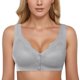 thumbnail image 1 of Gibobby Brasieres Anchos De Espalda Comodos Ropa interior sin para mujer, sujetador cómodo, seda de hielo, ropa interior trasera(Gris,Mediano), 1 of 4