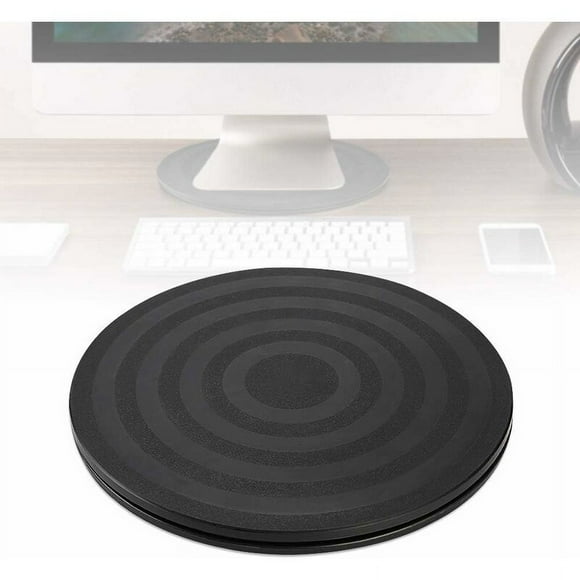 360° Round Turntable Heavy Duty 15kg Rotating Turntable with Steel Ball Bearing Turntable for Cakes (20cm Diameter Plastic Turntable)