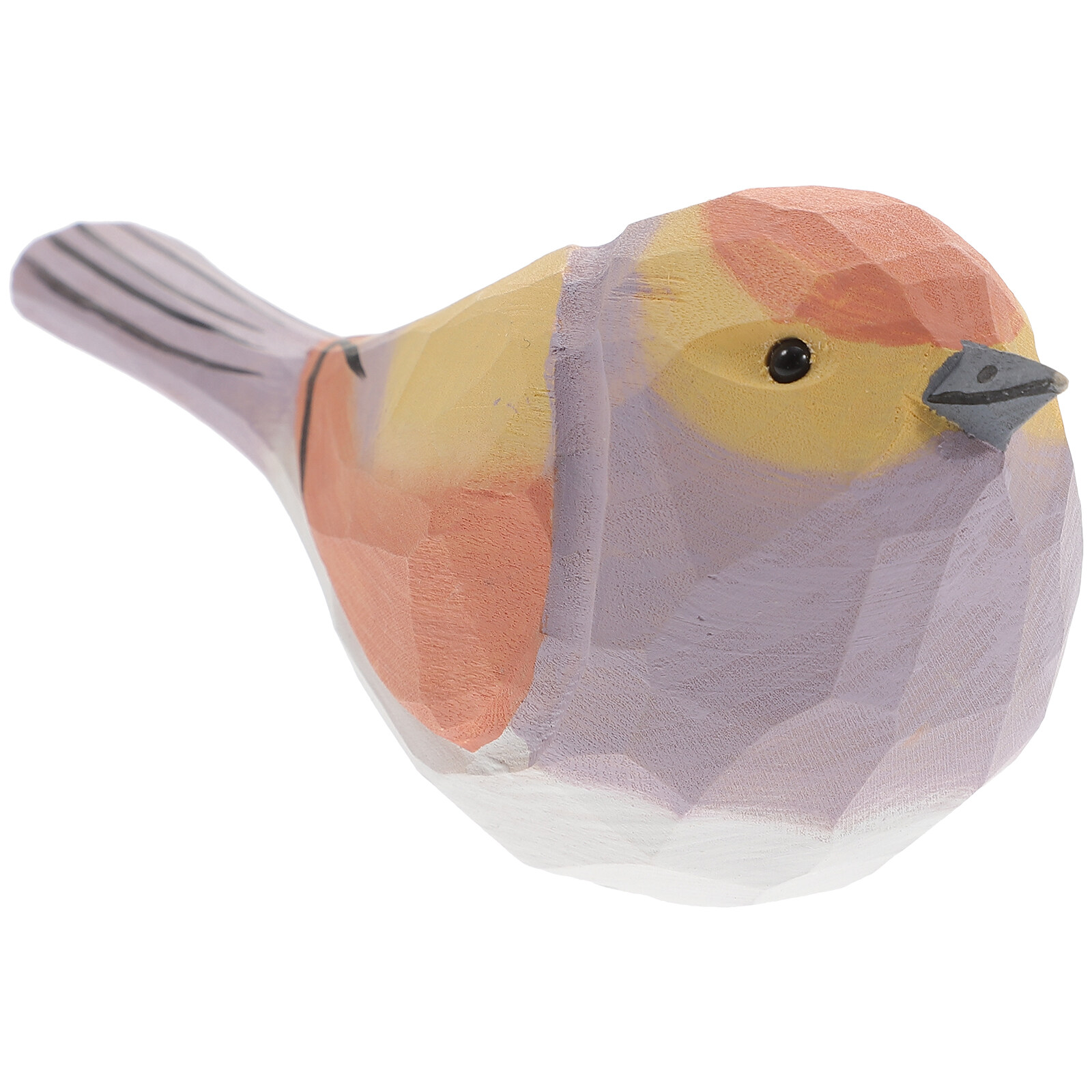 Wooden Bird Statue Desktop Realistic Bird Figurine Decorative Home