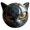 Black, variant on Black Cat Stone Sculpture Handcrafted Resin Cat Figurine with Amber Eyes Halloween Christmas Elegant for Home Office Shelf Tabletop Decor