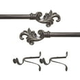 thumbnail image 5 of Achim Metallo Regal Black Decorative Rod & Finial - Stylish 28 in x 48 in, 5 of 6