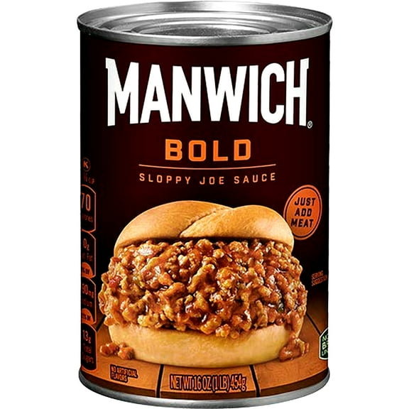 MANWICH (BOLD) Sloppy Joe Sauce 16oz 3pack