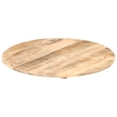 thumbnail image 5 of VidaXL Solid Mango Wooden Table Top, 31.5" Round, 1", Natural, 5 of 70