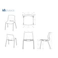 thumbnail image 4 of Olio Designs Lola 4-leg Armless Stack Chair, White, 4 of 8