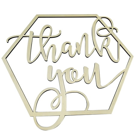 Thank You Letter Photography Props Wedding Decorations Bride and Groom Photo Sign Party Favors