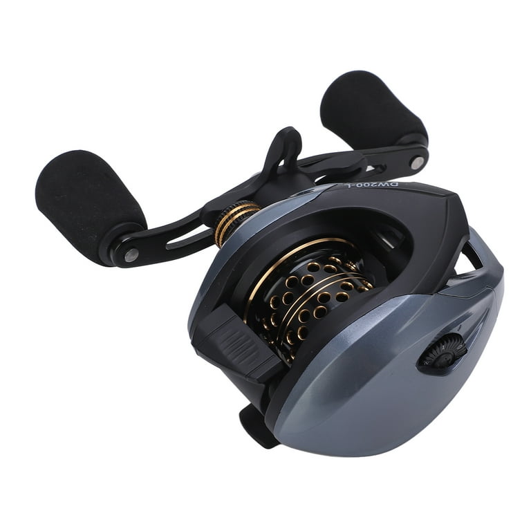 Baitcasting Reel, 18+1 Bearing 6 Gear Centrifugal Magnetic Dual Brake 7.2:1-742394