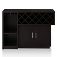 thumbnail image 5 of 24/7 Shop At Home Enzo Multi-Storage Espresso Wood Credenza Sideboar Diningroom Buffet, 5 of 5