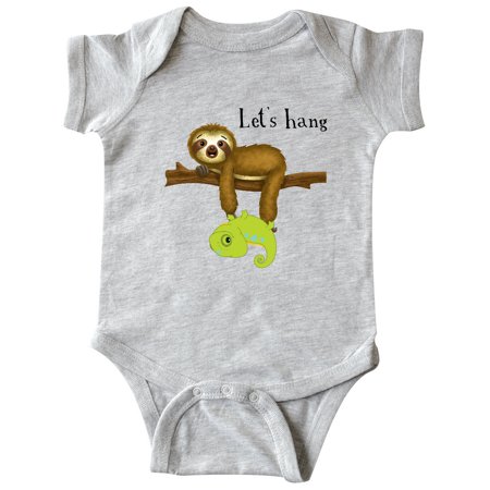 

Inktastic Cute Sloth Sedrick Lets Hang from Tiny Tusks Gift Baby Boy or Baby Girl Bodysuit