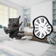 thumbnail image 2 of Figura de mesa,Estantes de sujetalibros de dragón Sujetalibros de estatua de dragón,Reloj de pared,Reloj de pared interior con números romanos nórdicos,Relojes distorsionados Reloj, 2 of 8