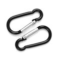 thumbnail image 3 of Unique Bargains Travel Camping Hiking Aluminum Clip Hook D-Ring Keychain Carabiner 10 Pcs, 3 of 6