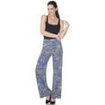 thumbnail image 4 of White Mark Women's Paisley Palazzo Pants, 4 of 6