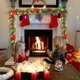 thumbnail image 4 of 6Ft Artificial Pine Christmas Garland Winter Greenery Garland for Holiday Season Mantel Fireplace Table Runner Centerpiece Décor, 4 of 8