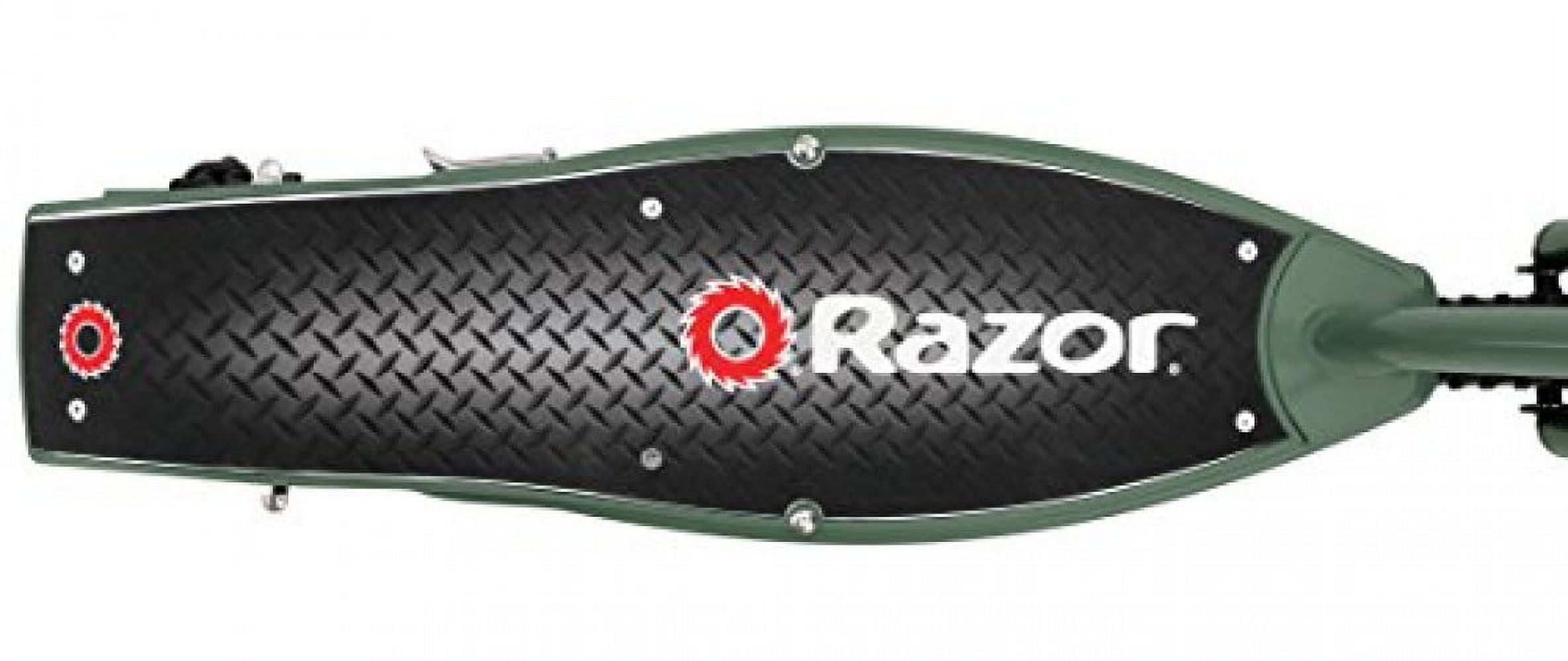Razor RX200 Electric Scooter - Black/Green, up to 12 mph, All Terrain Off-Roading, for Teen Age 13+