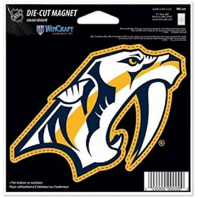 Fremont Die 2324588632 Nashville Predators Magnet Kit, 4 Piece