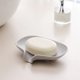 thumbnail image 4 of Porta jabón inclinable gris fácil de limpiar, adecuado para ducha, baño, fregadero de cocina, 4 of 6