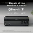 thumbnail image 5 of Open Box Sony STR-AN1000 7.2 Ch Surround Sound Home Theater 8K A/V Receiver: Dolby Atmos, DTS:X, Digital Cinema Auto Calibration IX, Bluetooth, Wi-Fi, Google Chromecast, Apple AirPlay, HDMI 2.1, 5 of 11