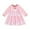 w-Pink651407, variant on Hifoo Girls Dress Long Sleeve Party Gown Solid Color Elegant Style Holiday Attire Toddler Kids Stylish Child Christmas O-Neck Dresses