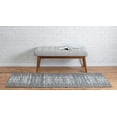 thumbnail image 4 of Rugs.com Georgia Collection Rug – 6 Ft Runner Dark Gray Flatweave Rug Perfect For Hallways, Entryways, 4 of 9