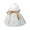 White, variant on Pet Dress for Small to Medium Girl Dogs - White Princess Mesh Texture with Silky Edge and Tie Belt for Wedding Party
