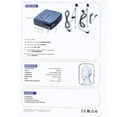 thumbnail image 2 of Cap to Cap Communicator Motorcycle Motorbike Cap Headset 2-Way Communication System Earphone+Mic, 2 of 7