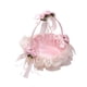 thumbnail image 2 of Colección de cestas de flores con lazo, cesta de encaje con lazo para niña, cesta de mano, cesta de cintas de satén romántica para fiesta de, 2 of 9