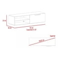 thumbnail image 3 of Mueble Rack De Tv Pantalla 55puLG Roatan Blanco Excelsior, 3 of 5